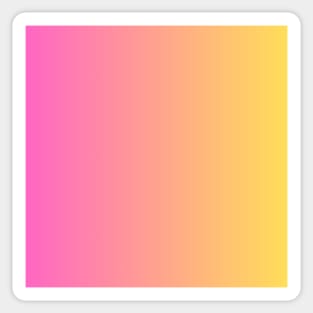 Pink Orange Gradient Sticker